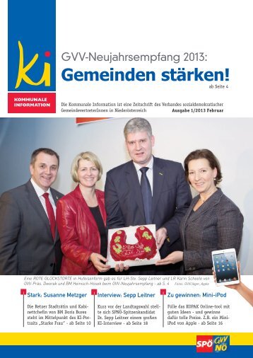 Gemeinden stärken! - SPÖ Gemeindevertreterverband NÖ