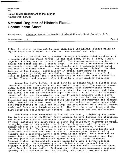 National Register of Historic Places Registration Form