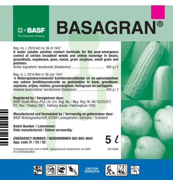 BASAGRAN® - TechniChem