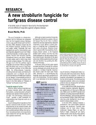 A new Strobilurin fungicide for turfgrass disease control - GCSAA