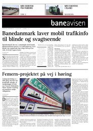 Banedanmark laver mobil trafikinfo til blinde og svagtseende