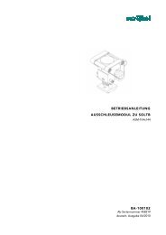 betriebsanleitung ausschleusemodul zu soltb ba ... - montratec AG