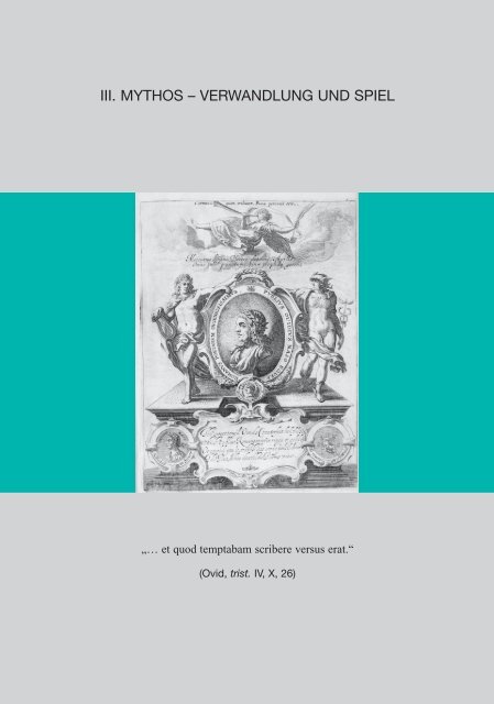 iii. mythos – verwandlung und spiel - FONTES - Lesebuch für Latein
