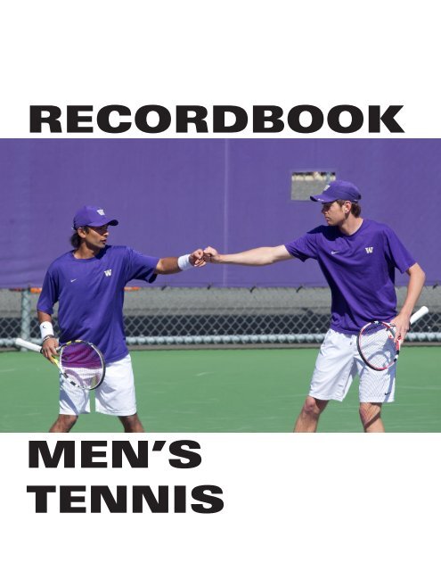 MEN'S TENNIS RECORDBOOK - University of Washington