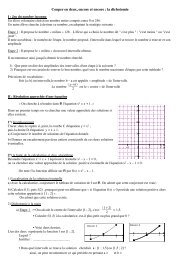 fiche dichotomie 3 - IREM de Rennes