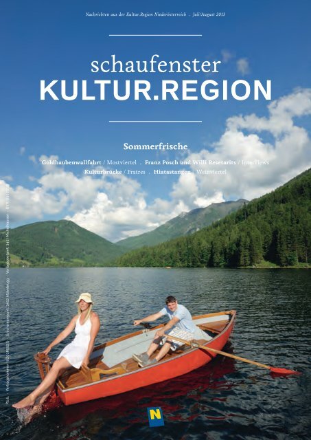 Schaufenster Kultur.Region Juli/August 2013 - Museen ...