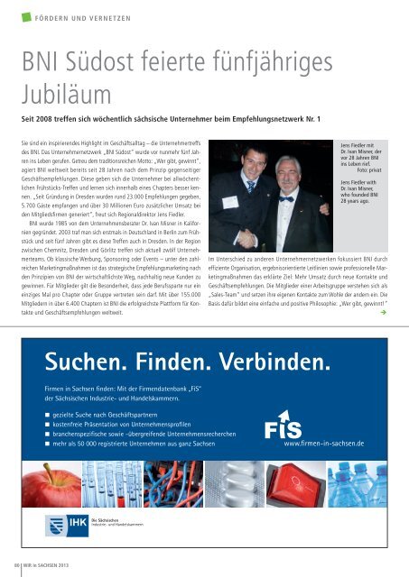 Wir in Sachsen - Wirtschaftsjournal