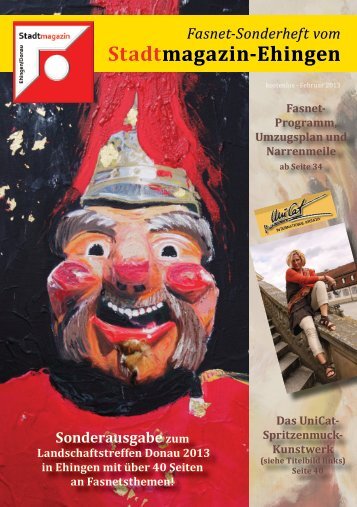 Fasnet-Sonderheft vom - Stadtmagazin Ehingen