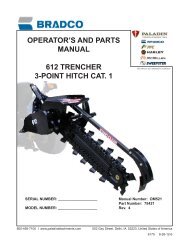 612 Operator's and Parts Manual - Paladin Light Construction