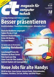 c't magazin für computer technik 18/2013 - since