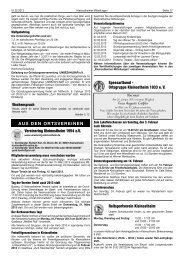 KW 5 - Vereinsring Kleinostheim