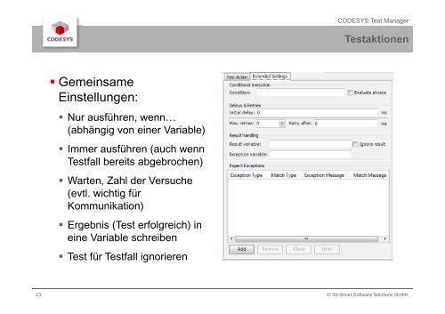 CODESYS Test Manager - CODESYS Users' Conference