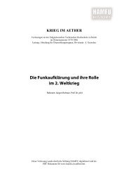 Die Funkaufklärung und ihre Rolle im zweiten ... - Stiftung HAMFU