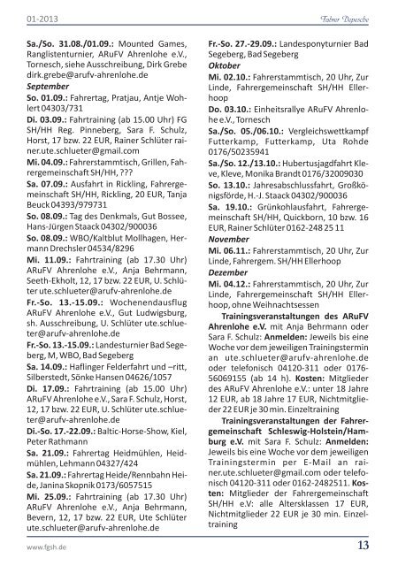 Fahrer Depesche 01-2013.pdf - Fahrergemeinschaft SH/ HH