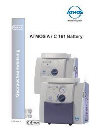 ATMOS A / C 161 Battery - ATMOS MedizinTechnik