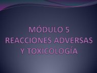 MÓDULO 5 REACCIONES ADVERSAS Y TOXICOLOGÍA