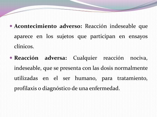 MÓDULO 5 REACCIONES ADVERSAS Y TOXICOLOGÍA