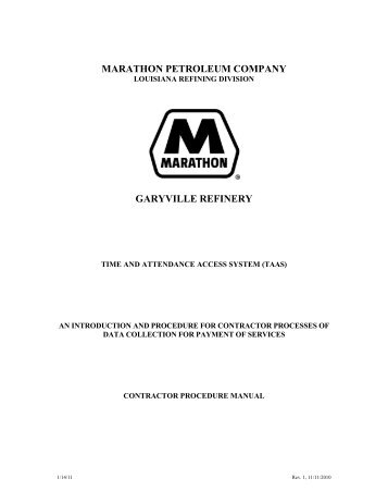 marathon petroleum company garyville refinery - MPC's refinery ...