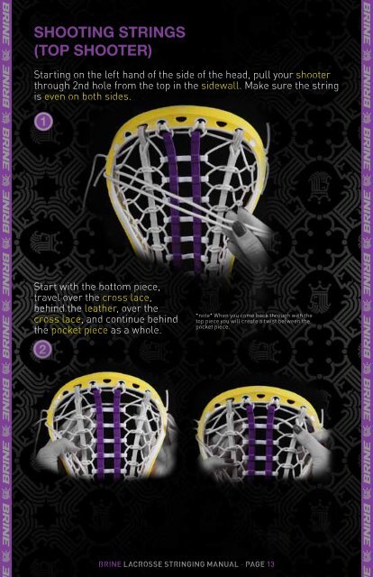 Download Our Stringing Guide - Brine