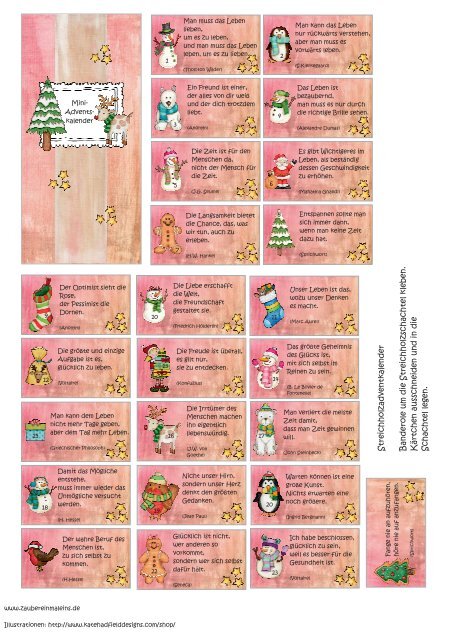 Advent- kalender - Zaubereinmaleins