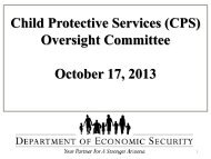 Child Protective Services Oversight Committee Overview