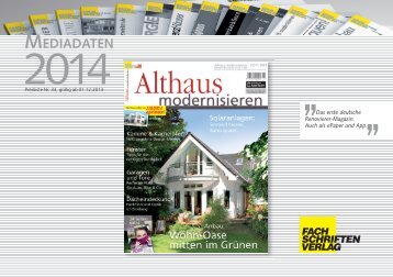 Althaus modernisieren 2014 - Fachschriften-Verlag