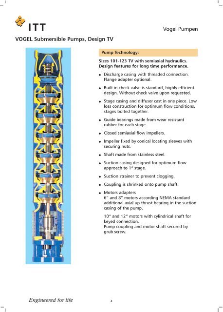 Vogel - Submersible Pumps - Water Solutions