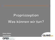 Propriozeption Was können wir tun? - VACOped