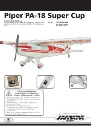 Piper PA-18 Super Cup - hapo - trade Modellbau