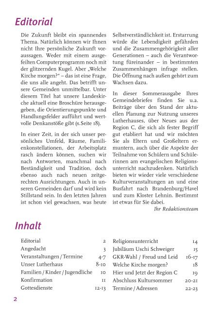 Gemeindebrief Sommer 2013_L2.indd - Luther Nordend