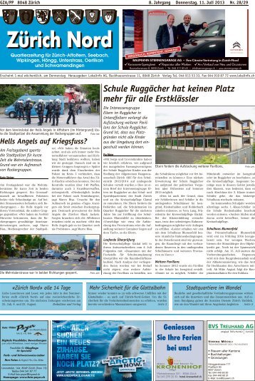 Schule Ruggächer hat keinen Platz mehr für alle ... - Lokalinfo AG