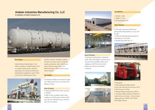 PROVIDING INNOVATIVE SOLUTIONS - Arabian Industries LLC