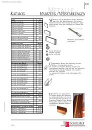Messing-, Kupferprofile, Klebeprofile, div. Halbzeuge
