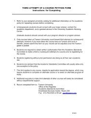 Third Attempt of a Course Petition - Undergraduates & Gradates (PDF)