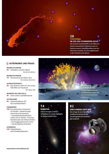 Sterne und Weltraum Magazin - August 2013