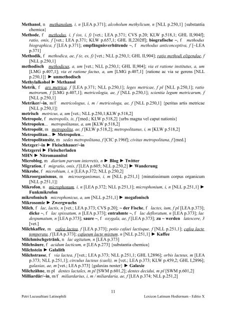 Index verborum Theodisco-Latinarum - Lexicon Latinum Hodiernum