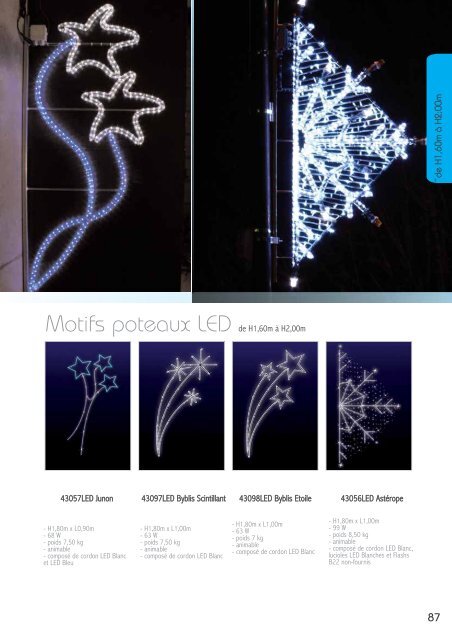 p72-128 Gamme Motifs - Festilight illumination décor lumineux led ...