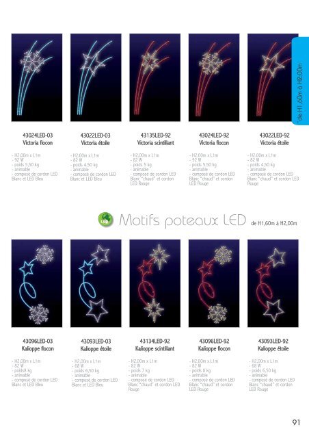 p72-128 Gamme Motifs - Festilight illumination décor lumineux led ...