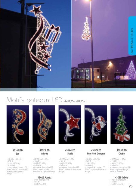 p72-128 Gamme Motifs - Festilight illumination décor lumineux led ...