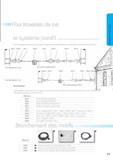 p72-128 Gamme Motifs - Festilight illumination décor lumineux led ...