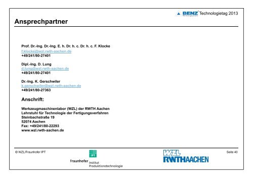 Minimalmengenschmierung - BENZ GmbH Werkzeugsysteme