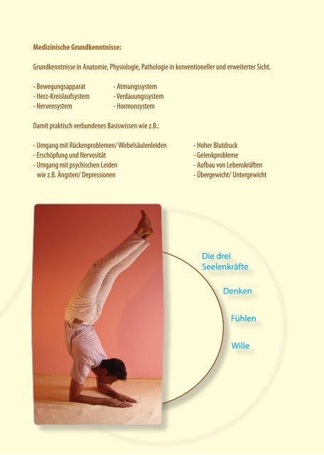 Yogalehrerstudiengang an der Yoga Akademie Cavedine