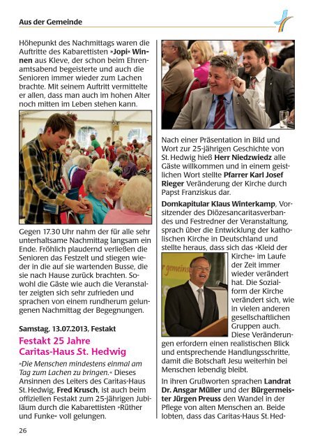 Pfarrbrief als Download - St. Josef - Kamp-Lintfort