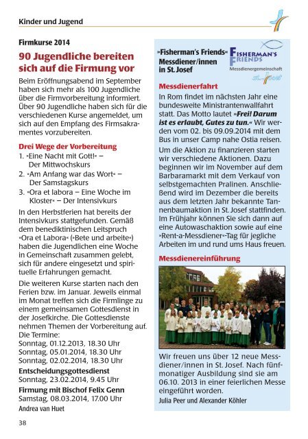 Pfarrbrief als Download - St. Josef - Kamp-Lintfort