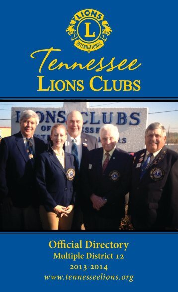 2013 Directory - District 12-O Lions Club