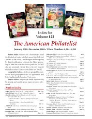 2008 AP Index - American Philatelic Society