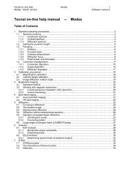 Tecnai on-line help manual -- Modes - IFM