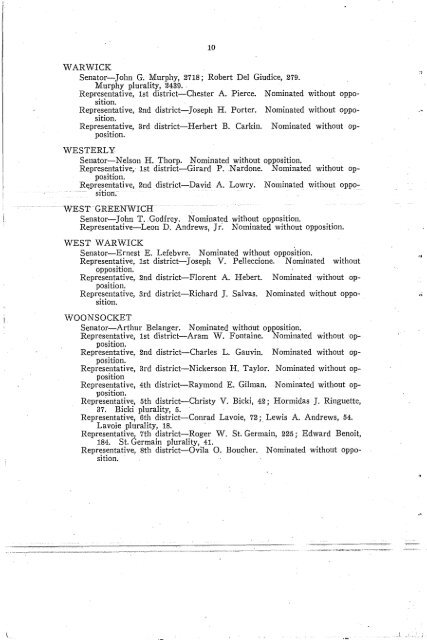 1952 countbook - Rhode Island Board of Elections