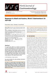 Response to Abadi and Kusters, World J Gastroenterol 19: 429-430