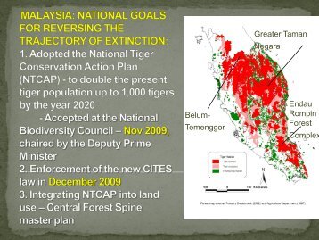 Greater Taman Negara Endau Rompin Forest Complex Belum ...